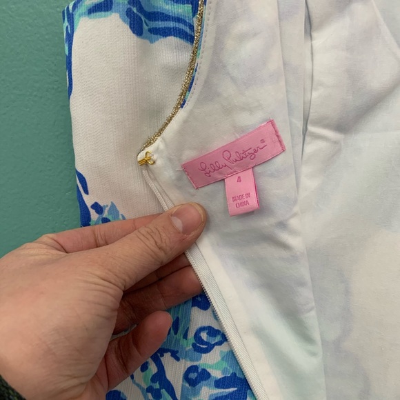 Lily Pulitzer Emery Shift Dress in Barefoot Princess in Resort White Size 4 - Picture 10 of 15